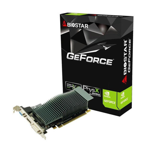 Imagen de TARJETA DE VIDEO BIOSTAR GEFORCE G210 1GB DDR3 64BIT PCI-E