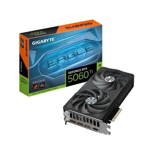 Imagen de TARJETA DE VIDEO GIGABYTE GEFORCE RTX 5060 TI GV-N506TEAGLE OC-8GD 8GB GDDR6 PCI-E 5.0