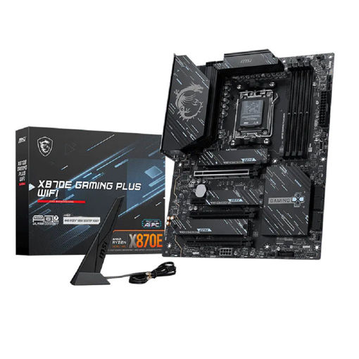 Imagen de MOTHERBOARD MSI X870E GAMING PLUS WIFI AM5 DDR5 ATX