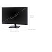 Imagen de MONITOR VIEWSONIC 24" VA2456‑MHD IPS FULL HD HDMI DP