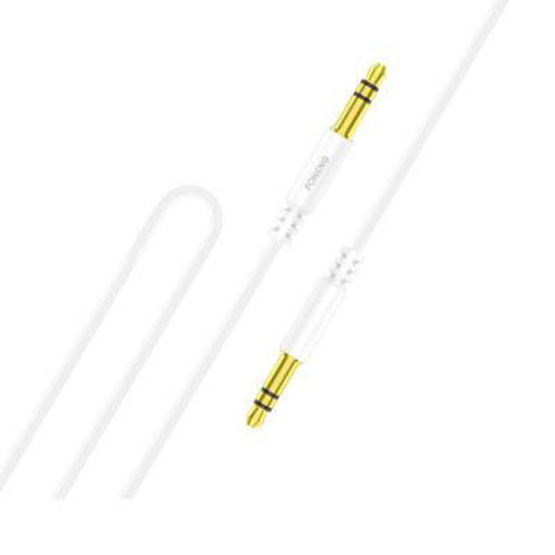 Imagen de FONENG CABLE DE AUDIO 3.5MM BM23 WHITE
