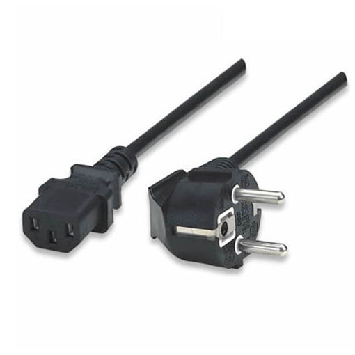 Imagen de ANBYTE CABLE ALIMENTACION C13 A SHUKO 1.5 MTS