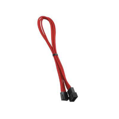 Imagen de CABLE CABLEMOD MODFLEX 4PIN FAN 30CM CM-CAB-PFAN-30KR-R RED