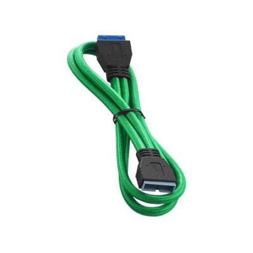 Imagen de CABLE CABLEMOD MODFLEX INT. USB3 50CM CM-CAB-IUS3-50KG-R GREEN