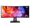 Imagen de MONITOR VIEWSONIC 34" VP3456A CURVO UWQHD IPS HDMI DP PROFESIONAL
