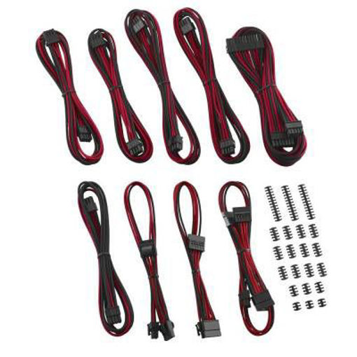 Imagen de KIT CABLES CABLEMOD CLASSIC MODFLEX KIT CM-CSR-CKIT-KKR-R BLACK/RED
