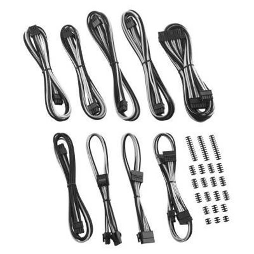 Imagen de KIT CABLES CABLEMOD CLASSIC MODFLEX KIT CM-CSR-CKIT-KKW-R BLACK/ WHITE