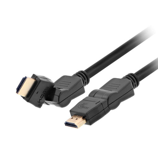 Imagen de XTECH CABLE HDMI M/M PIVOTING 1.8 MTS XTC-606