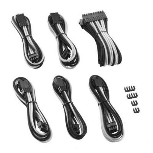 Imagen de KIT CABLES CABLEMOD PRO MODMESH KIT CM-PCAB-BKIT-NKKW-3PK-R BK/WH