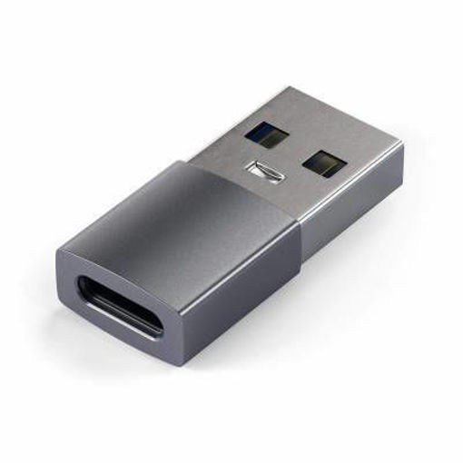 Imagen de SATECHI ADAPTADOR TYPE A TO TYPE C SPACE GRAY ST-TAUCM