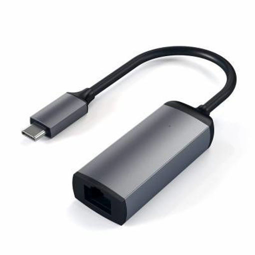 Imagen de SATECHI ADAPTADOR TYPE C TO ETHERNET SPACE GRAY ST-TCENM