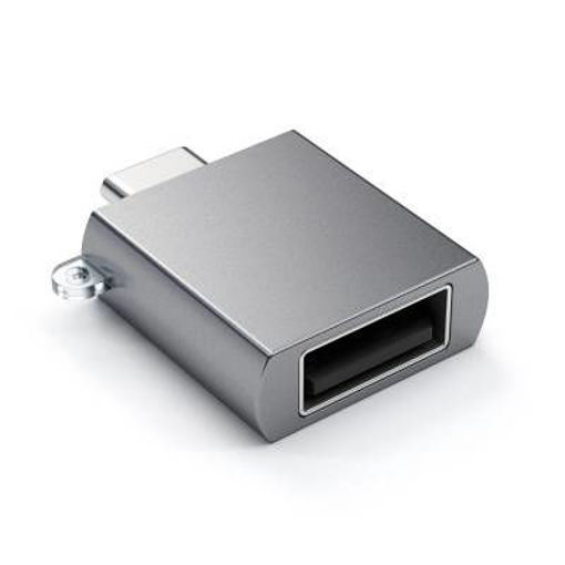 Imagen de SATECHI ADAPTADOR TYPE C/A TO USB SPACE GRAY ST-TCUAM