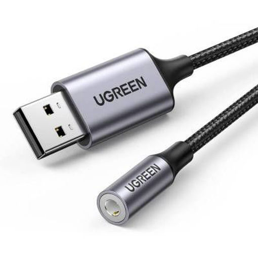 Imagen de ADAPTADOR USB UGREEN A AUDIO 3.5MMRE