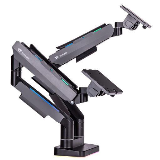 Imagen de SOPORTE DOBLE RGB GEA‑MSR‑DMSBLK‑01 THERMALTAKE