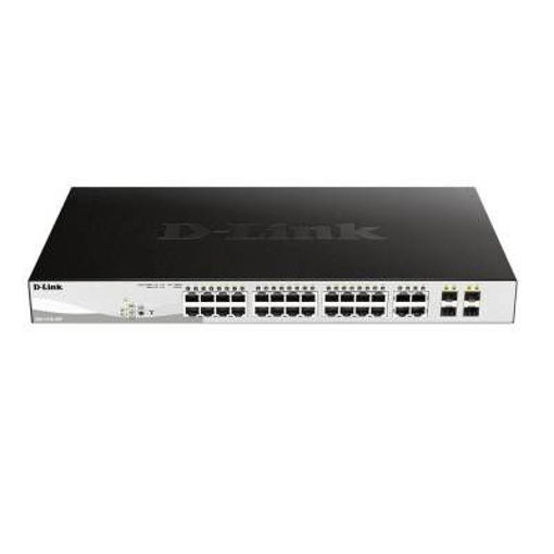 Imagen de D-LINK SWITCH GIGABIT 28 PORT POE CAPA 2 DGS-1210-28P/A