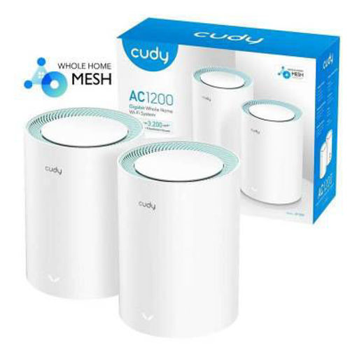 Imagen de CUDY MESH M1300 AC1200 2 PUERTOS GIGABIT 2 PACK