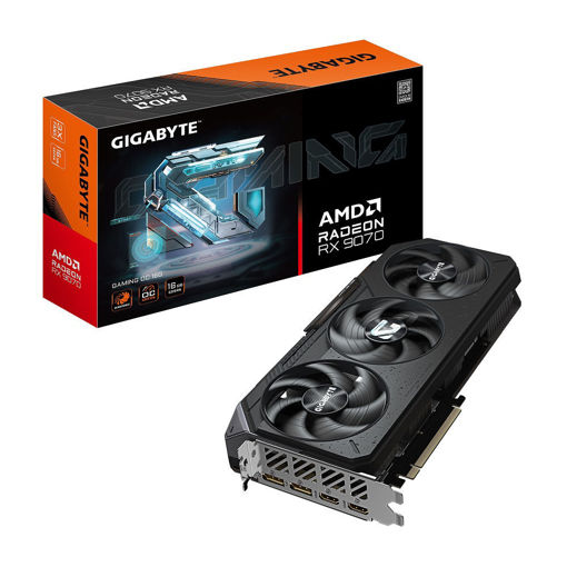 Imagen de TARJETA DE VIDEO GIGABYTE RADEON RX9070 GAMING 16GB GV-R9070GAMING-16GD