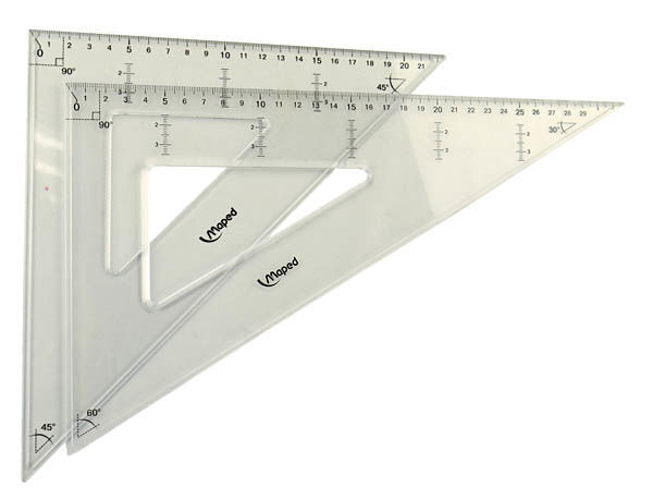Imagen de Esc.maped 45o.32cm Acrilico