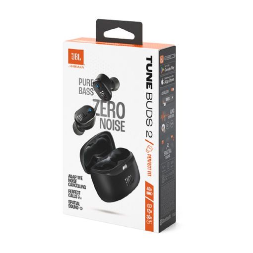 Imagen de JBL AURICULAR TUNE BUDS 2 TWS BLACK JBLTBUDS2BLKAM