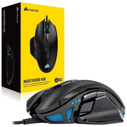Imagen de MOUSE CORSAIR NIGHTSWORD RGB CH-9306011-NA
