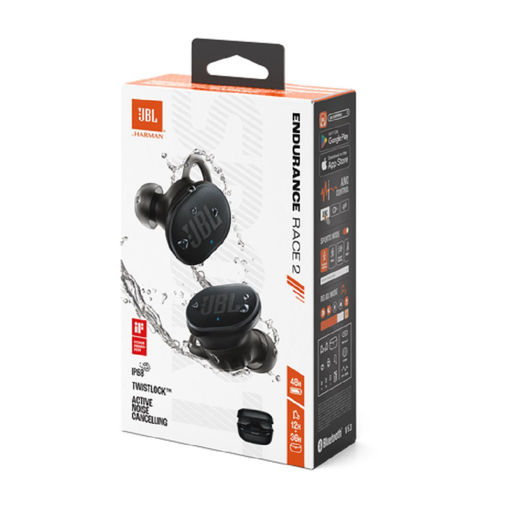 Imagen de JBL AURICULAR ENDURANCE RACE 2 BLACK
