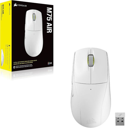 Imagen de MOUSE CORSAIR M75 AIR WL-WHT CH-931D101-NA