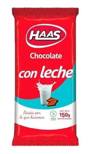 Imagen de Tableta Chocolate Haas Leche 120g