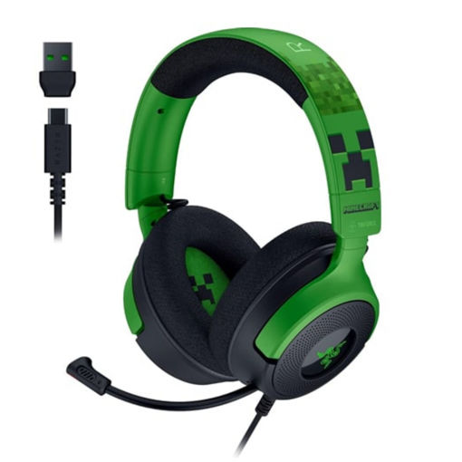 Imagen de VINCHA RAZER KRAKEN V4 X MINECRAFT RZ04-05180200