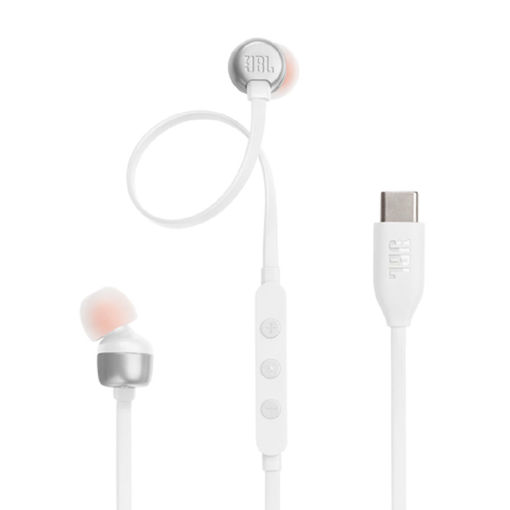 Imagen de JBL AURICULAR TUNE 310C USB-C WHITE