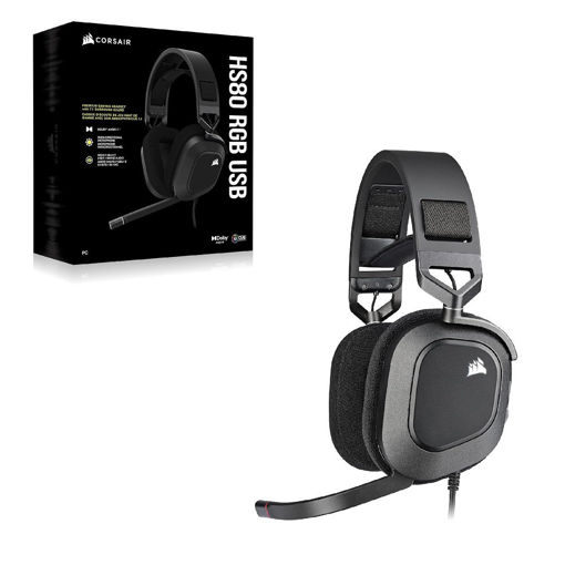 Imagen de VINCHA CORSAIR HS80 RGB CARBON CA-9011237-NA