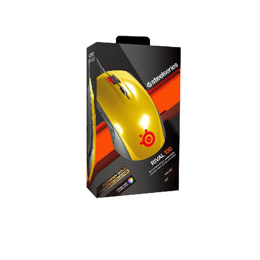 Imagen de MOUSE STEELSERIES RIVAL 100 GOLD PN62338