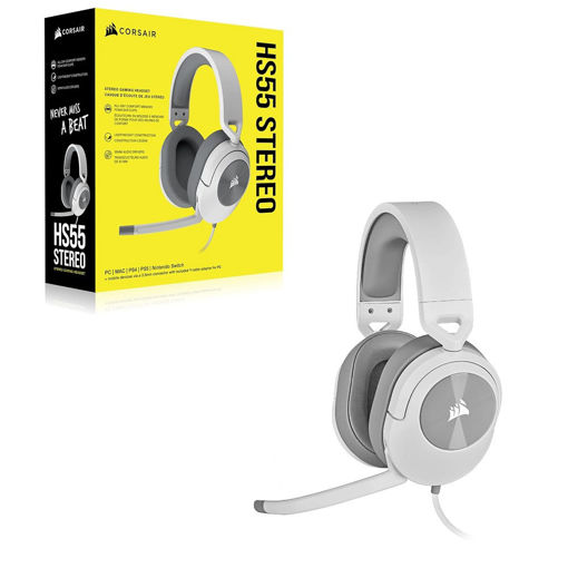 Imagen de VINCHA CORSAIR HS55 STEREO WHITE CA-9011261-NA