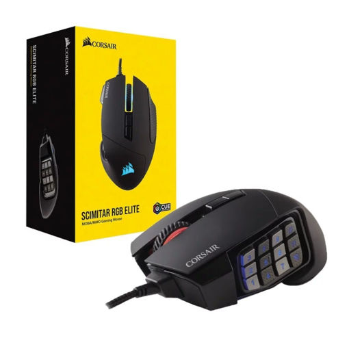 Imagen de MOUSE CORSAIR SCIMITAR RGB CH-9304211-NA