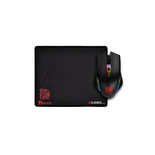 Imagen de MOUSE THERMALTAKE TALON ELITE RGB + DASHER MINI MO-TER-WDOTB