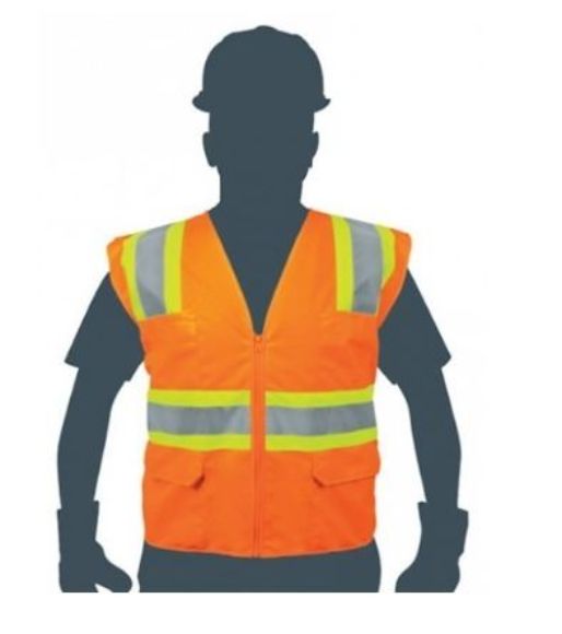 Imagen de Chaleco Alta Visib. Naranja 2cinta Refl. - Ynter Industrial