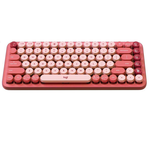 Imagen de TECLADO LOGITECH POP HEATBREAKET ROSE ESP BT 920-010715