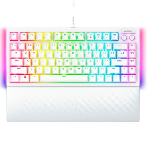 Imagen de TECLADO RAZER BLACKWIDOW V4 -US WHITE RZ03-05001700-R3M1