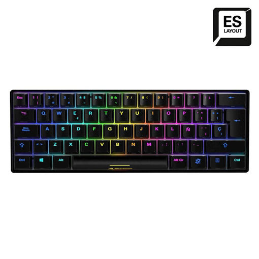 Imagen de TECLADO SHARKOON SGK50 S4 BK KAILH RED ES