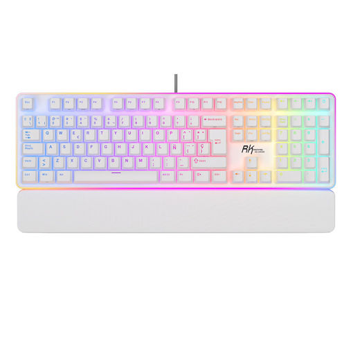 Imagen de TECLADO RK ROYAL RK918 WHITE BROWN SWITCH
