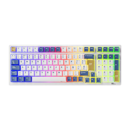 Imagen de TECLADO RK ROYAL RK98 KLEIN BLUE BROWN SWITCH