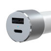 Imagen de CARGADOR DE AUTO SATECHI 72W TYPE‑C PD SILVER ST‑TCPDCCS