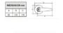 Imagen de Manija Pomo Yale Dover Cromo Satinado C/llave 460351 - Ynter