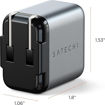 Imagen de CARGADOR DE PARED SATECHI 30W USB‑C GAN WALL USA ST‑UC30WCM