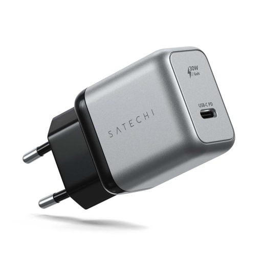 Imagen de CARGADOR DE PARED SATECHI 30W USB‑C GAN WALL EU ST‑UC30WCM‑EU