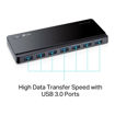 Imagen de CONCENTRADOR USB 3.0 TP-LINK UH700 DE 7 PUERTOS CON FUENTE DE ALIMENTACIÓN