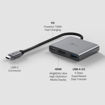 Imagen de HUB TP-LINK UH3020C USB-C A 3 PUERTOS HDMI