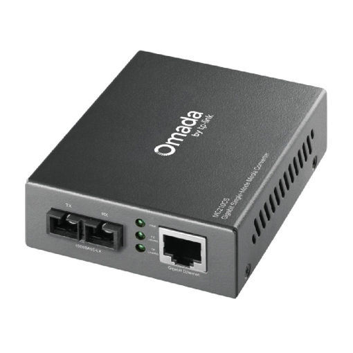 Imagen de CONVERTIDOR DE MEDIOS GIGABIT TP-LINK MC210CS SC MONOMODO A RJ45