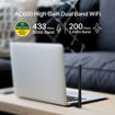 Imagen de ADAPTADOR WIFI USB TP-LINK ARCHER T2U PLUS AC600 DOBLE BANDA CON ANTENA DE ALTA GANANCIA