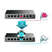 Imagen de SWITCH GIGABIT POE TP-LINK TL-SG108PE DE 8 PUERTOS CON 4 PUERTOS POE+ EASY SMART