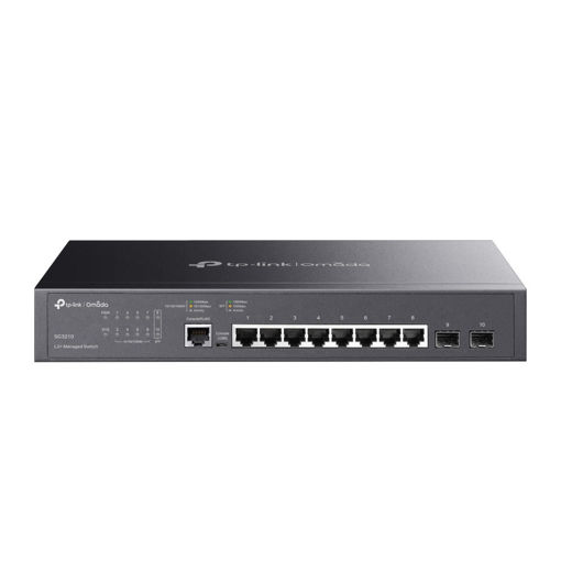 Imagen de SWITCH GIGABIT ADMINISTRABLE TP-LINK TL-SG3210 JETSTREAM DE 8 PUERTOS Y 2 SFP